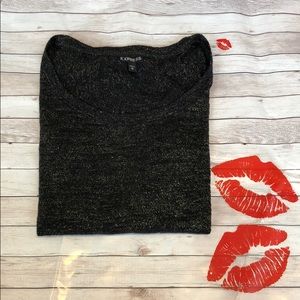 EXPRESS Lightweight Long Sleeve Knit Top